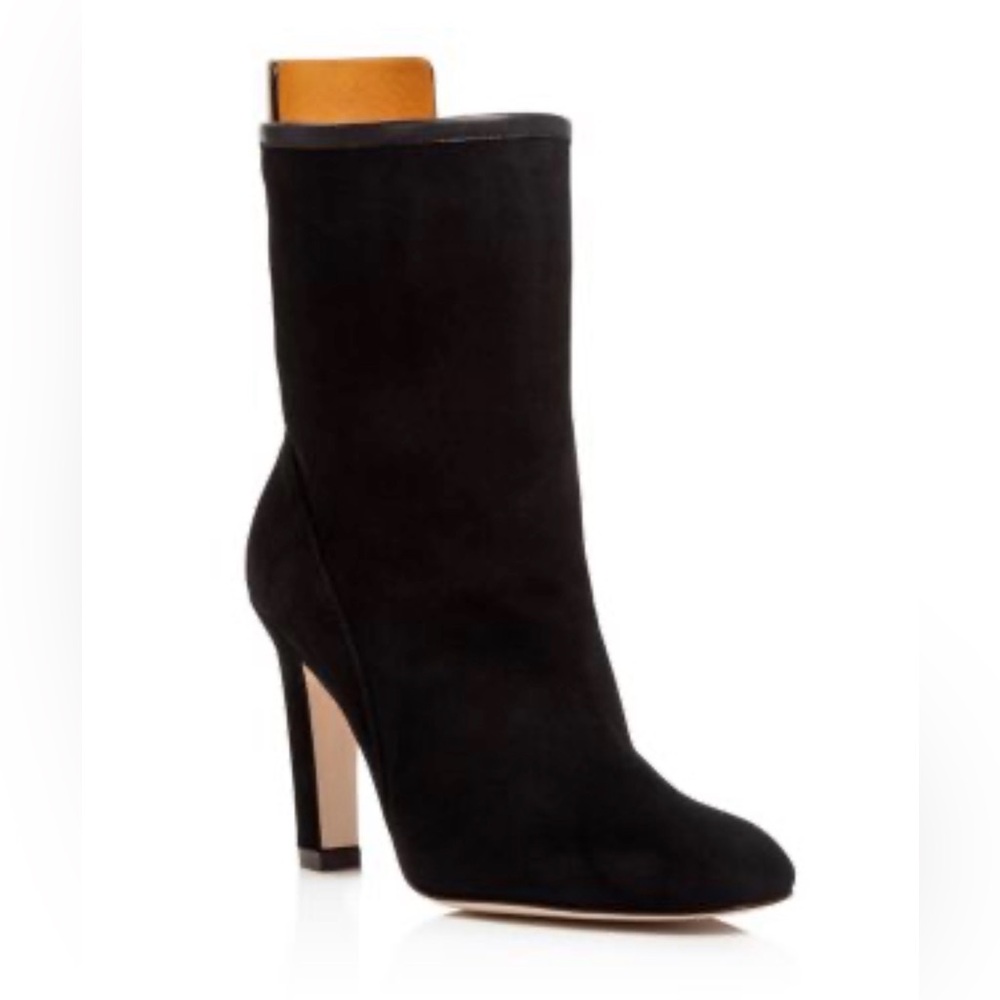 Stuart Weitzman Brooks Booties in black suede size 8